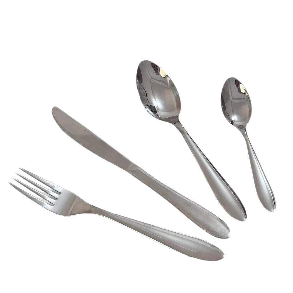 Knives, Forks and Spoons Stainless Steel Tableware Set Western Food Steak Knives, Forks and Spoons Gift Box Set