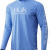 2024 UV-Resistant HUK Long Sleeve Crew Neck Fishing Suit Summer Outdoor Quick-Dry, Lightweight, Breathable, Sun Protection