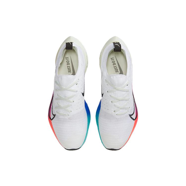 New Nike Air Zoom Tempo Next% Flyknit White Hyper Violet Flash Crimson GS CJ2102-100