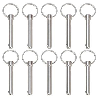 10 Stück/Packung Stahlkugel-Verriegelungsstift 8x60mm für Schnellverschlüsse und zuverlässige Befestigung