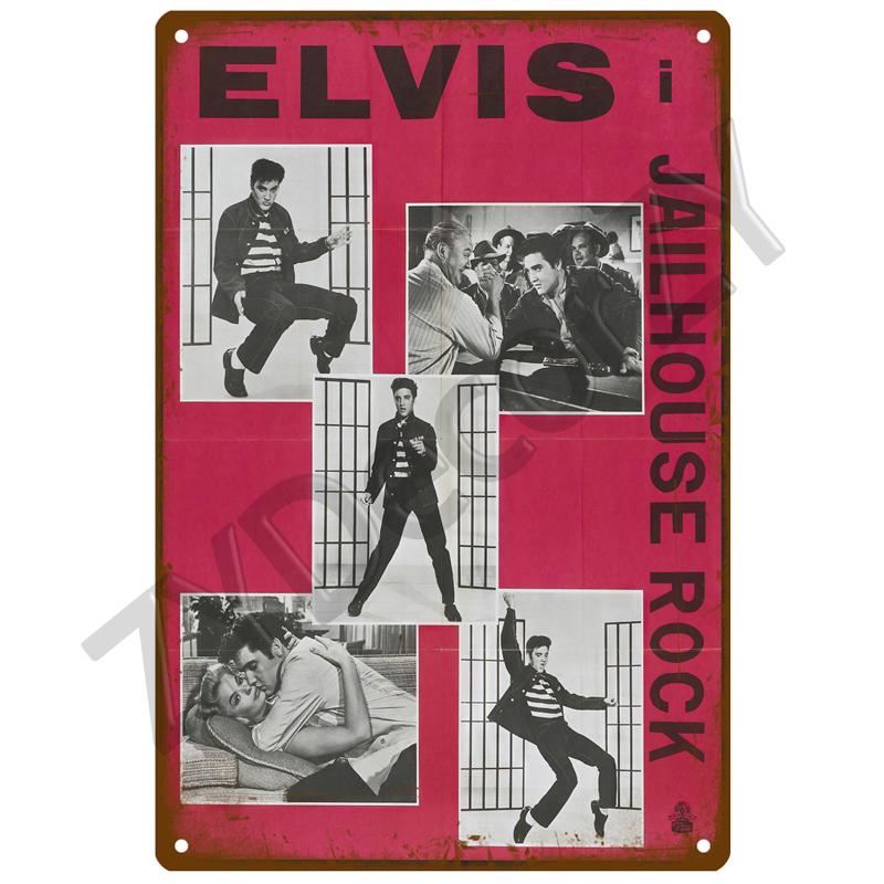 Retro Rock Tin Sign Poster Vintage Wall Poster Metal Sign Decorative Wall Plate Kitchen Plaque Metal Vintage Decor Accessories