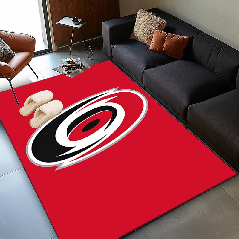 Hurricanes Team Spirit Area Rug Suitable for Indoor And Outdoor,Carpets for Kitchens, Homes, Offices, Living Rooms,Home Decor,Christmas Gift