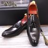Luxury Italian Loafers Men's Dress Shoes Handmade Slip On Tassel Loafer Wedding Office Shoes Causal Loafer Shoes for Men