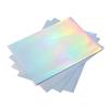 22 Sheets A4 Printable Holographic Sticker Paper Water Proof Inkjet Printer Holographic Stick Adhesive Paper