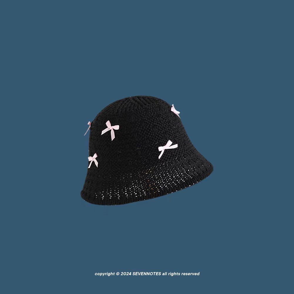 Hat Women's Bucket Hat Spring and Summer Hollow Thin Sun Hat Sunshade Bucket Hat Washbasin Hat