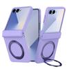Magnetic 360 Rotating Kickstand Case for Samsung Galaxy Z Flip 7 Fe 6 5 4 3 Skin Feel Hinge Protective Cover
