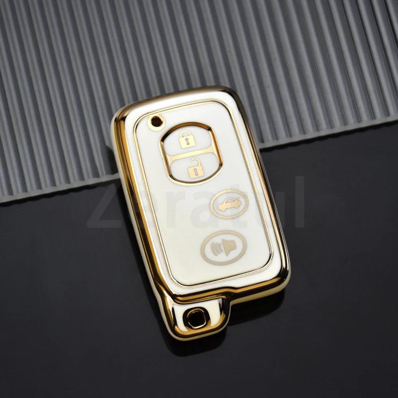 

Auto Remote Key Case Fob Shell Cover Holder For Toyota Rav4 Land Cruiser Camry Highlander Prado Prius Yaris Corolla Vitz