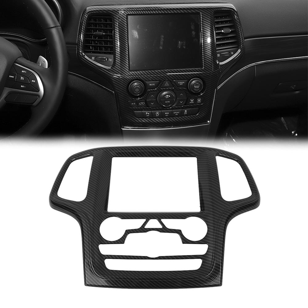 Center Console Dashboard Cover Trim Gear Shift Panel Decoration For Jeep Grand Cherokee 2014 2015 Interior Tuning Accessories