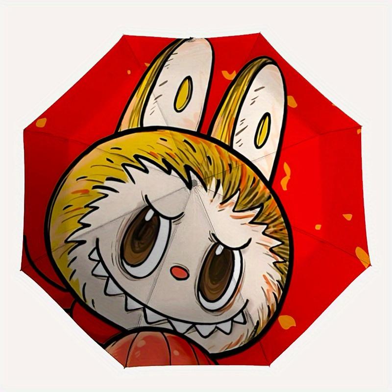 

1pc Labubu Automatic Opening/closing Umbrella, Foldable Sunshade, Perfect Gift for Friends, Durable Handle y250812085