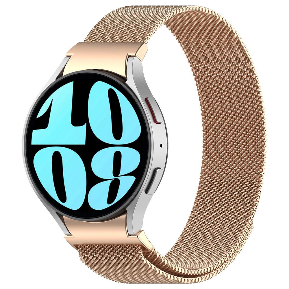 Quick Fit Milanese No Gaps Watchband for Samsung Galaxy Watch 7 FE 6 5 4 Classic 43mm 47mm 40mm 44mm 42 46mm Magnetic Loop Strap