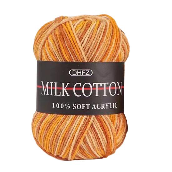 Gomitolo di Filato Multicolor 7,7 Iarde Filato in Fibra Acrilica Filato Colorato per Uso Artigianale per Lavorare a Maglia Uncinetto Maglioni Sciarpe Cappelli Bambole Artigianato Fai da Te