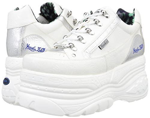Yosuke Platform Shoes, Men's, White Multi, Size 27.0 cm, 2608174