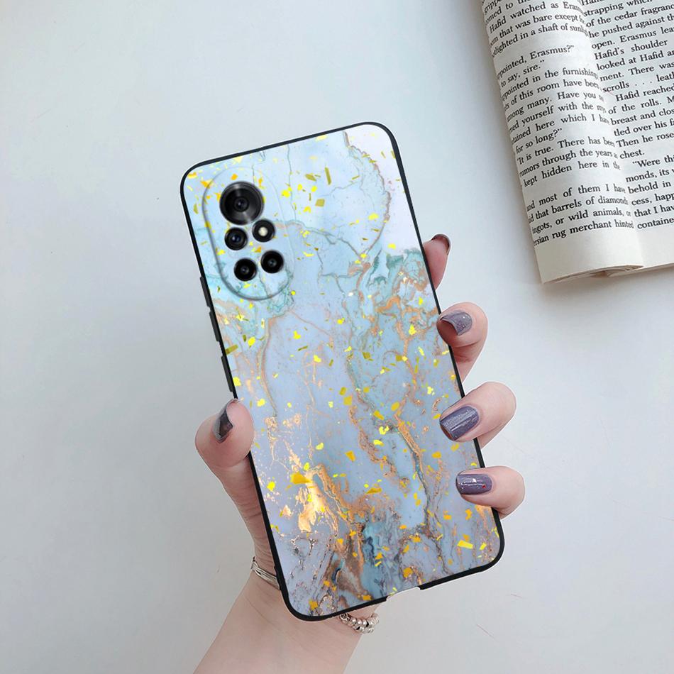 Case For Huawei Nova 8 Pro SE Silicone Flower Cat Cartoon Protector Phone Cases For Huawei Nova8 8Pro 8SE New Fundas Back Cover