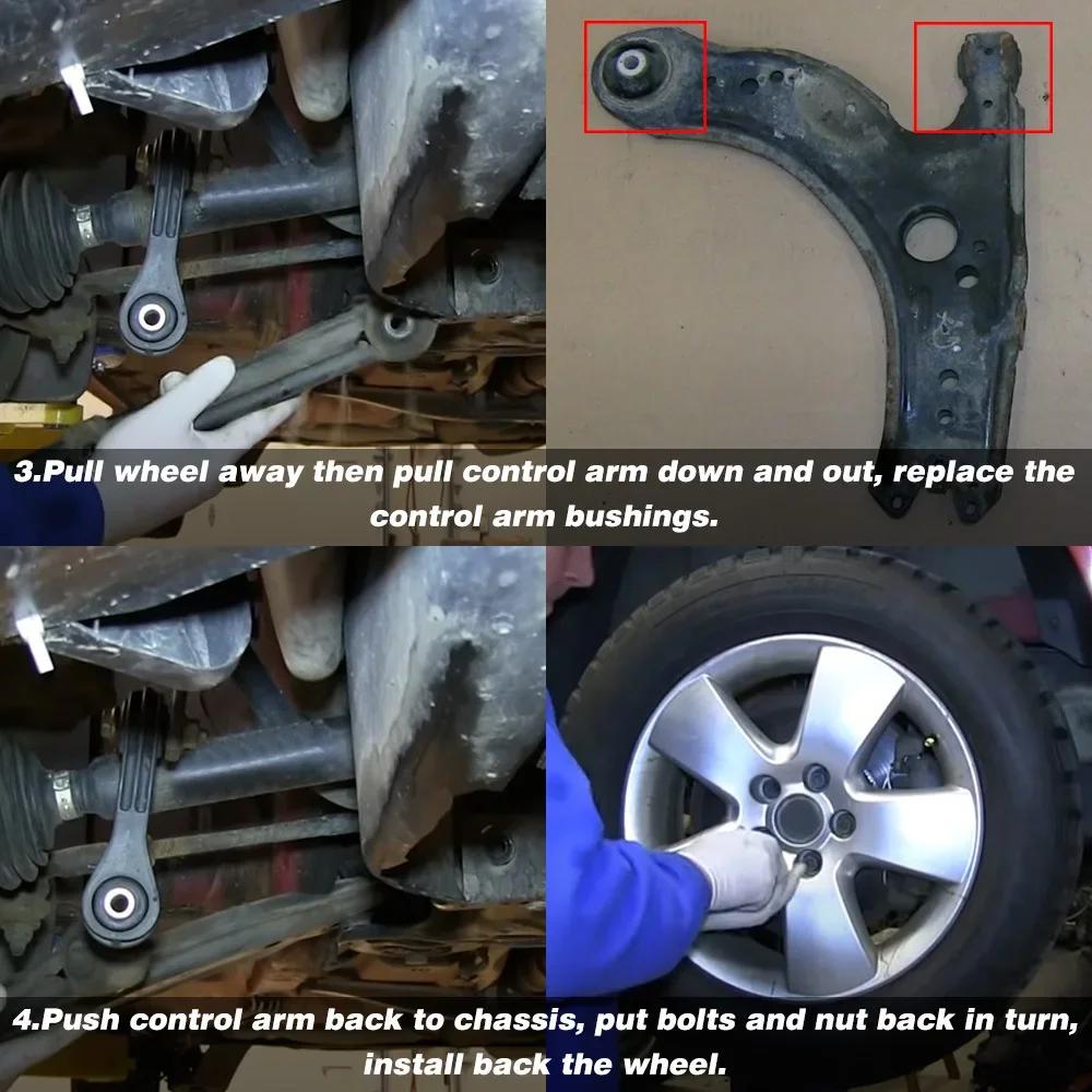 Polyurethane Car Front Control Arm Bushings Kit 22-202 Car Accessories for VW Beetle MK4 Golf/Jetta MK2 MK3 MK4 1985-2006
