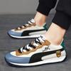 Autumn and winter new men's sports shoes breathable running shoes soft sole comfortable retro casual shoes men's lace-up shoes