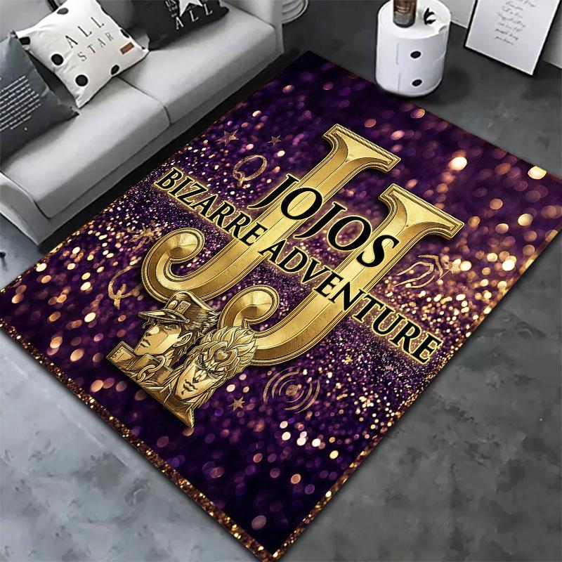 Jojos Bizarre Adventure Carpet Rug For Living Room Bedroom Home Sofa Decoration Kids Play Nonslip Floor Mat