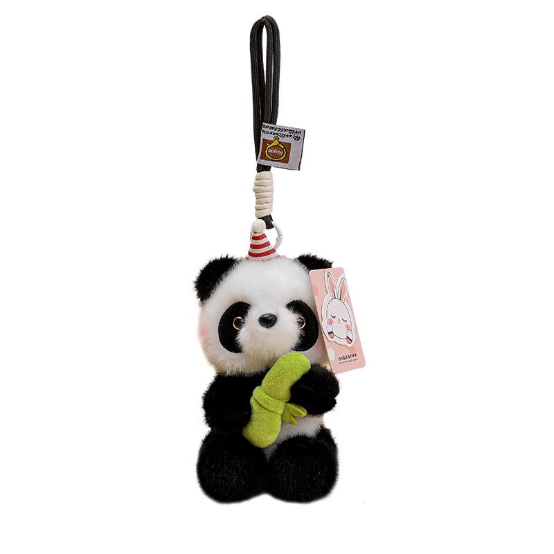 Adorable Panda Plush Toy Keychain - Cute, Fun Pendant for Bags & Gifts