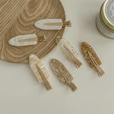 Elegant Spring French Hairpin: High-End Seamless Side Clip for Bangs