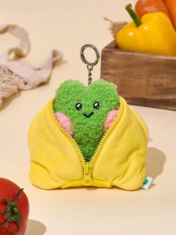 Line Friends Minini Farm Lennini Open Plush Doll Keychain