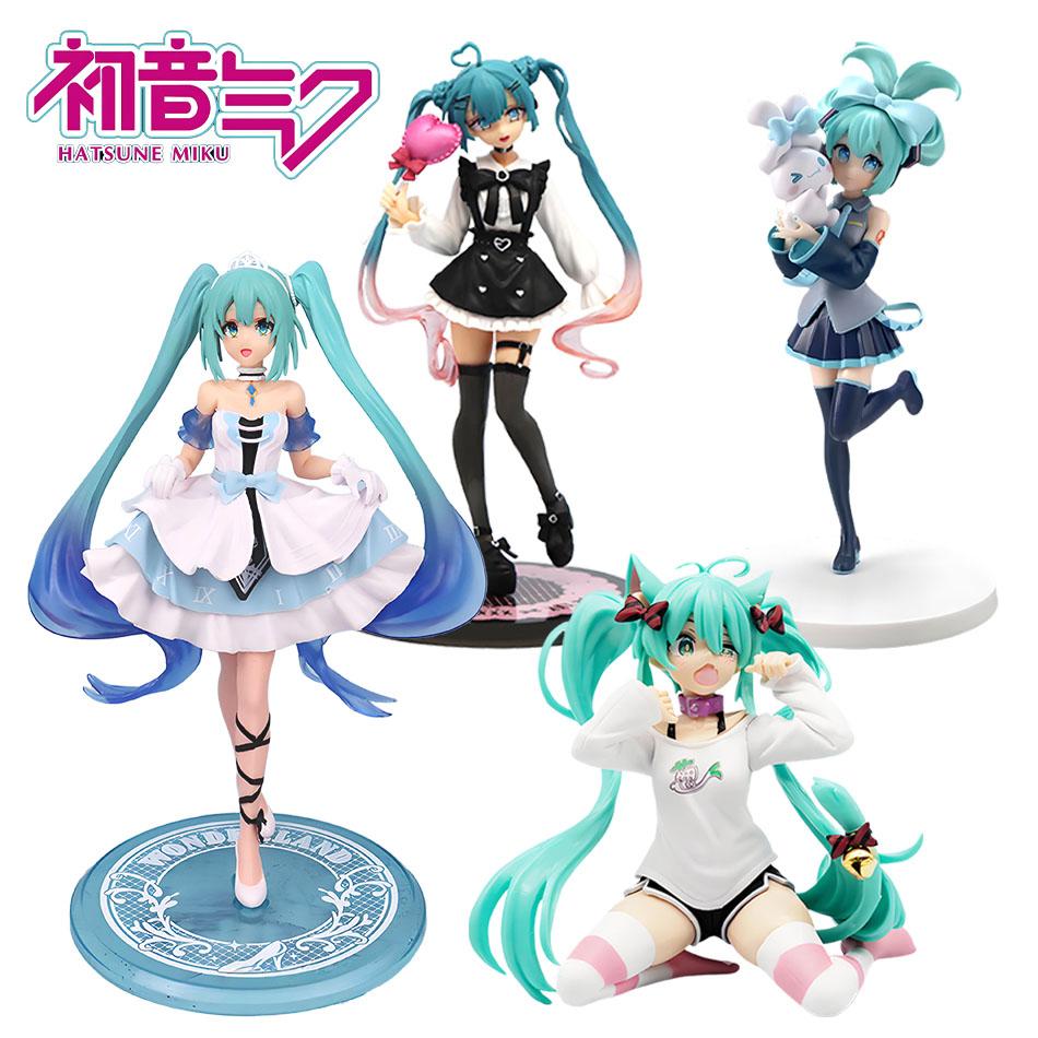20CM Аніме Hatsune Miku X Cinnamoroll Figure Аніме Peripheral Колекційні моделі Декоративні прикраси Діти Kawaii Подарунок