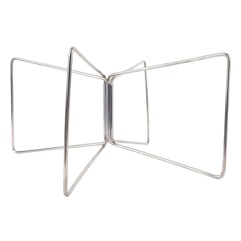 Foldable Cooler Stand Stainless Steel Damp Proof Outdoor Cooler Holder Stand for Camping