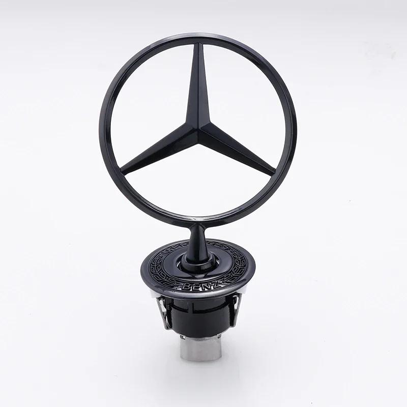 

Car Sticker 3D Metal Stand Star Car Front Hood Emblem Bonnet Logo for Mercedes Benz W204 W203 W220 W221 W222 W210 W211 W212 W213