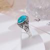 Party Jubiläum Gedenkgeschenk Retro Elegant Mode Retro Eleganter Ring Natürlicher Türkis Ring Hochzeit Verlobung Geburtstag
