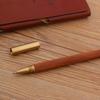 Sign Pen Ballpoint Writing Tools Wood Rollerball Pen Metal Gel Pen Roller Ball Pen Brass Pen