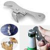 Stainless Steel Compact Manual Tin Can Opener Bottle Jar Beer Opener Kitchen Tool