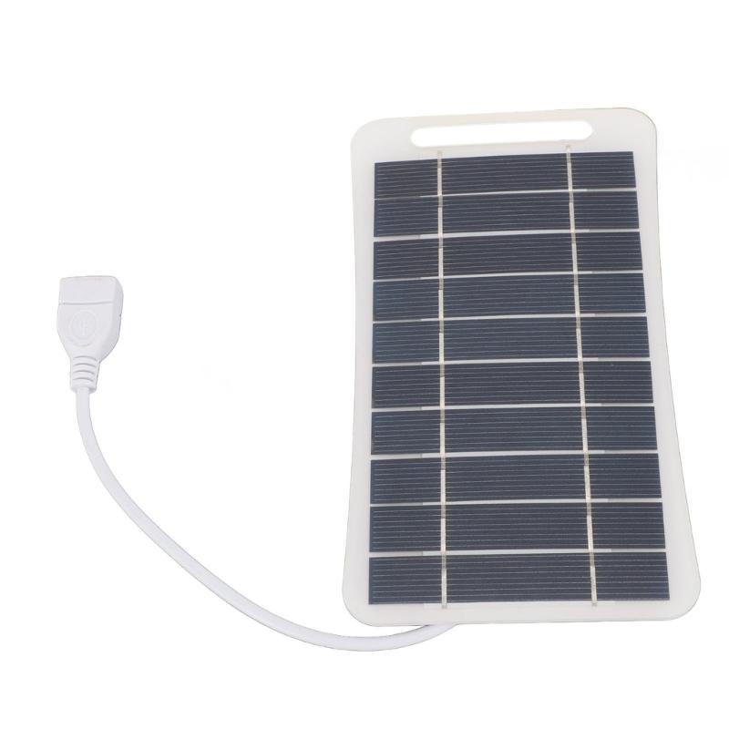 

Portable 5W 5V Solars USB Charging Solars Panel Accessory Convenient for Camping Hiking and Travels Power Supplies