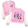 Bambine Ragazze Anime Cartone Animato Cantante POP Super Star Rumi Zoey Mira Stampato Casual Maniche Lunghe Giacca da Baseball Cappotto