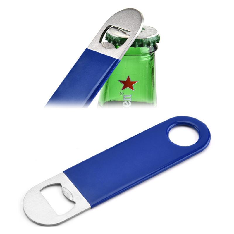 Bartender Bottle Opener Beer Bottle Openers Rubber Coated Stainless Steel