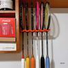 Wall-Mounted Racket Display: Badminton and Tennis Storage Hook
