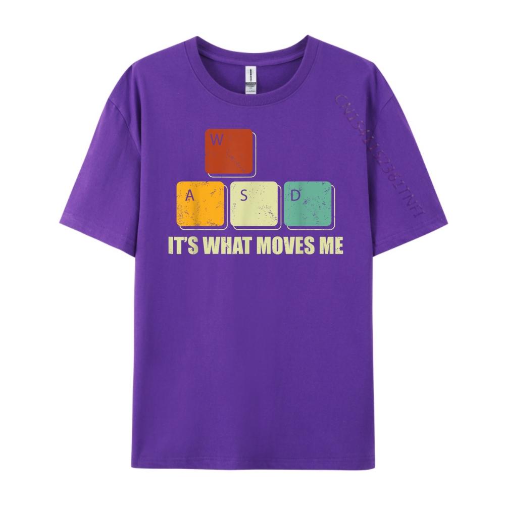 Wasd It What Moves Me Computer Video Games Gamer Pc Graphic T Shirts 100 Cotton Luxury Brand Graphic