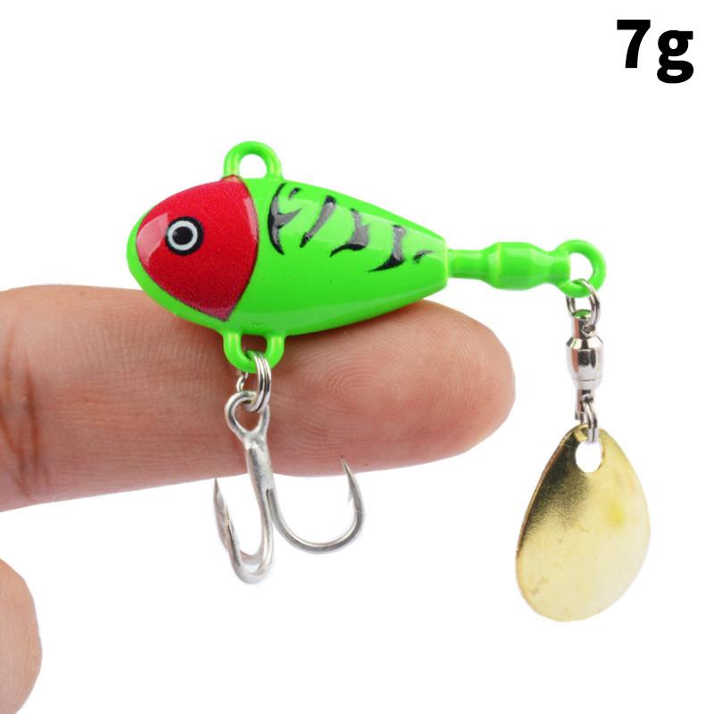 Durable 3D Printed Zinc Alloy Fishing Lures With 360 Degree Rotating Glitter Perfect For Freshwater Saltwater Fishing