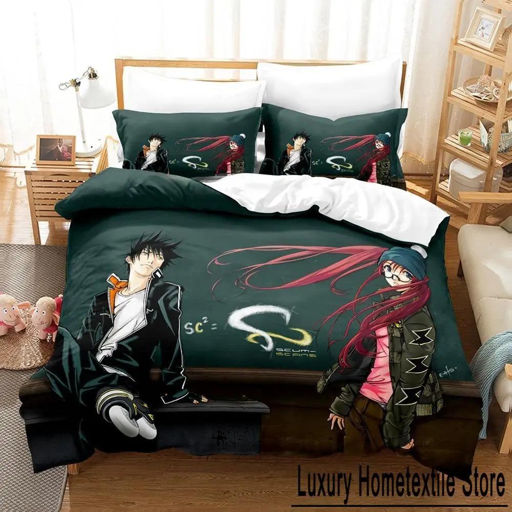 Anime Air Gear Bedding Set Single Twin Full Queen King Size Bed Set Adult Kid Bedroom Duvet Cover Sets Anime Bed Sheet Set