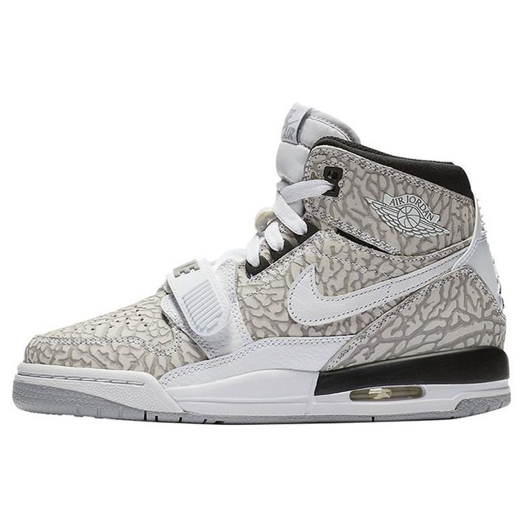 

Новые кожаные кроссовки Jordan Legacy 312 с высоким верхом и трещинами для детей AT4040-100 35.5