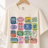 Sardinen Comfort Colors T-Shirt, Retro Sardinen aus der Dose T-Shirt, Mittelmeer Essen T-Shirt, Küsten Foodie T-Shirt, Lustiges Sardinen T-Shirt, Konservenfisch T-Shirt