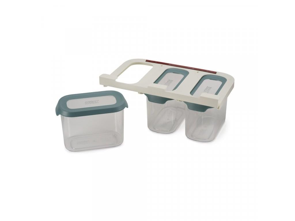 

Joseph Joseph Storage Container Canister Set Dark Opal 81112 [Genuine Product] Under-Cabinet 1.3L 3-Piece (Cupboard Store)