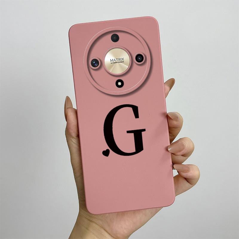 For Honor Magic5 Lite Case Magic 6 Lite Cute Couple Letters Cover Soft TPU Phone Case For Honor Magic6 Lite Magic 5 Lite Bumper