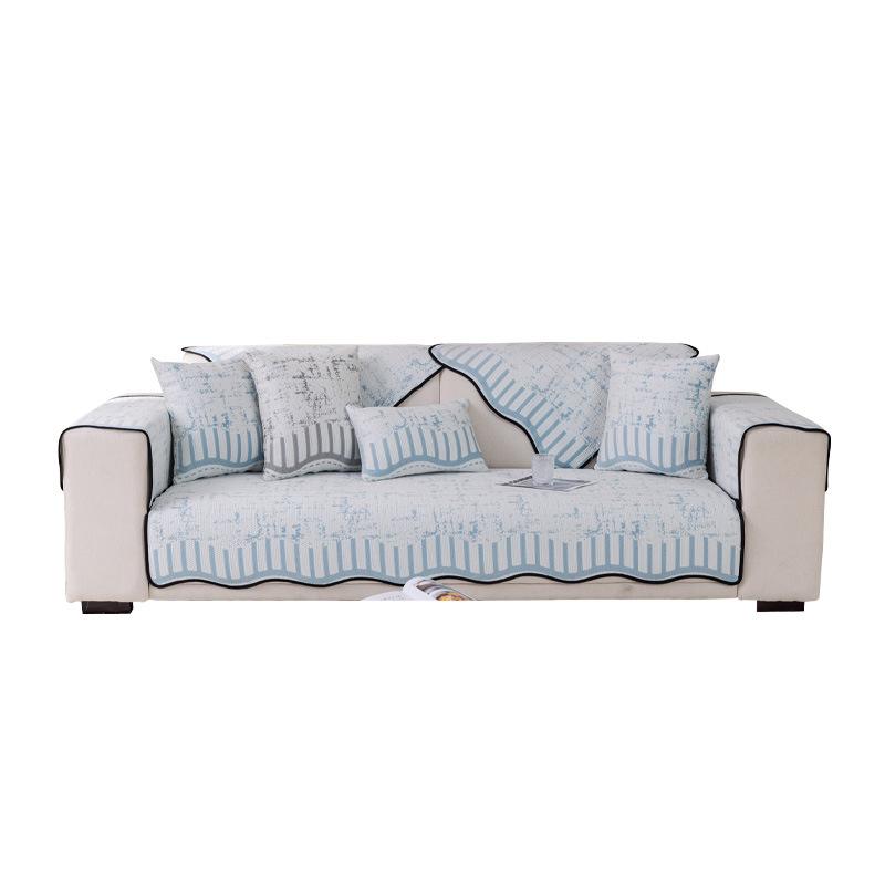 Special-shaped Ice Silk Sofa Cushion 2025 New Summer Leather Sofa Mat Seat Cushion Non-slip and Cool Sofa Cover Towel