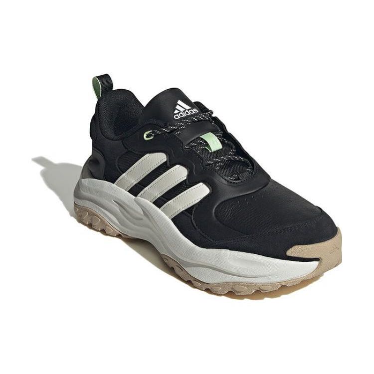 adidas Maxxwavy Comfortable Versatile Shock Absorbing Durable Low Top Casual Shoes Unisex Casual Shoes Black White IF9298