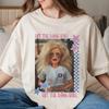 Hit The Dang Ball Baseball Shirt Trendy Retro Game Day Season Tee Summer Unisexs And Unisexs Loose And Breathable TShirt Top