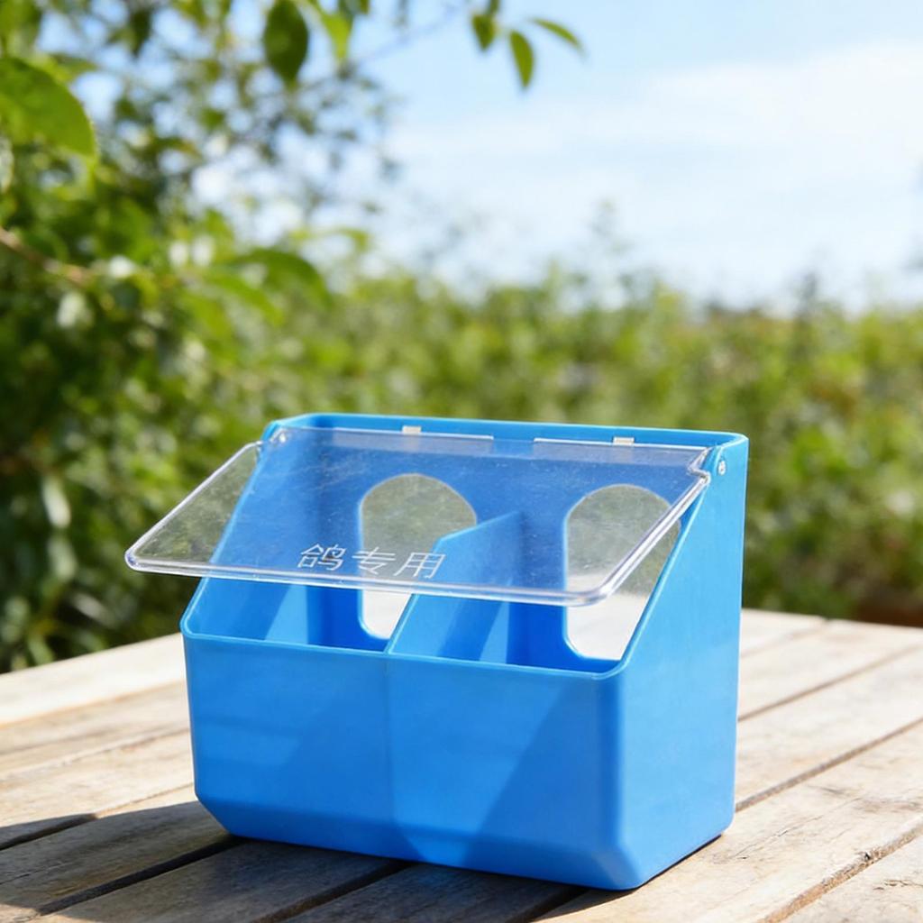 Birds Feeder Hanging Cage Box Automatic Feeder Large Capacity Food Trough Food Storage Case Birds Bird Feeding Supplies