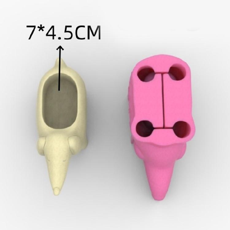 Succulent Vase Moulds Flowerpot Mold Dachshund Dog Shape Plant Pots Mold Pen Storage Holder Moulds for Making Planter