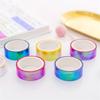 Waterproof Holographic Gradient Adhesive Tape Durable Decorative Craft Tape Suitable for Various Surfaces and Applications
