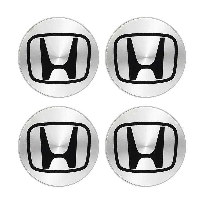 COU1 4pcs 58MM/69MM Car Hub Caps Wheel Center Caps Rims Cover for Honda Civic Accord Fit City Vezel CRV Odyssey Jazz Prelude Insight