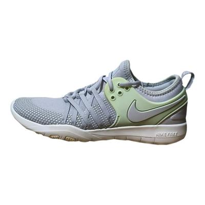 Free TR Versatile Comfortable Durable Low-Top Training Shoes Women Sneaker Gray Green 904651-007