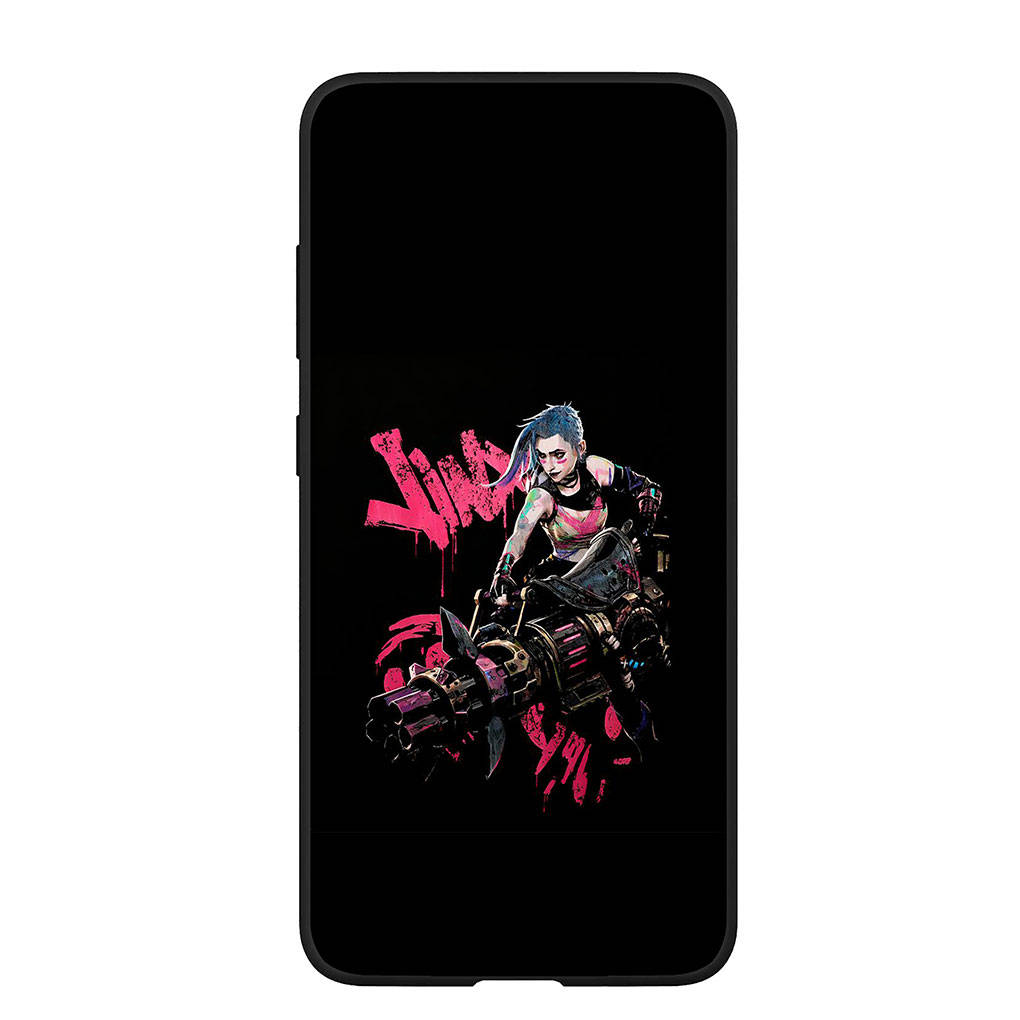 

для iPhone 16 15 X XR Samsung Galaxy S24 S23 Plus Xiaomi Redmi Note 13 12 11 Pro Max 9 10 14 OPPO Huawei Чехол Arcanes Wallpaper Jinx Vi Чехол для телефона for iPhone 11 ceil