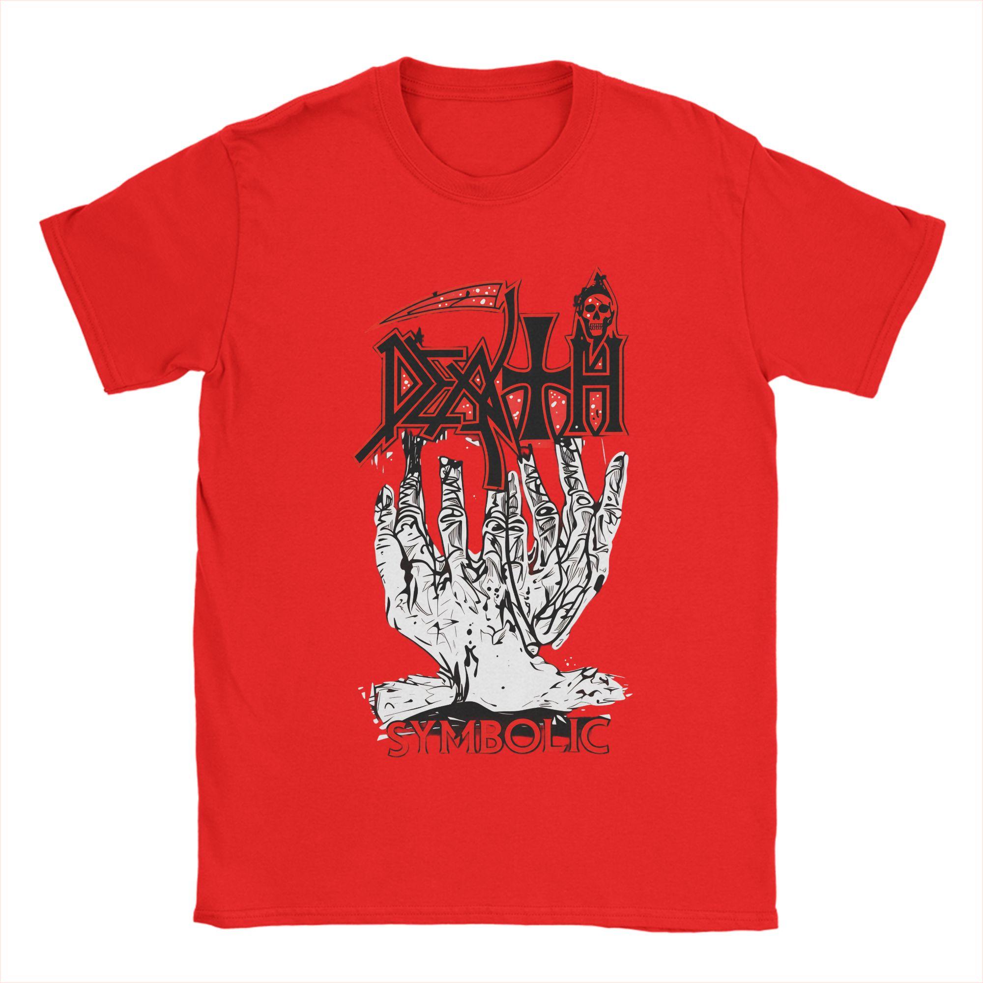 

Death Metal Band 100 Cotton T Shirt For Men Summer Y2K Basic TShirts O Neck Trending Tee Shirt Big Size Printed Tops S